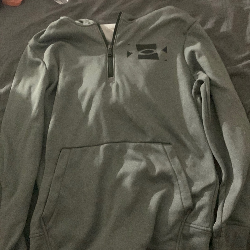 Mens quarter zip under armor hoodie